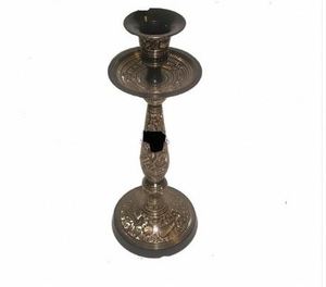 Classic <b>Brass</b> Candle <b>Holder</b> for Traditional Home Decor Designer Metal <b>Brass</b> Candle Stand for Modern Interiors - Product Image 1