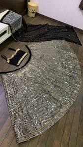 Lujosa novia Lehenga Choli: exquisitos diseños para tu fiesta especial de Día Lehenga Choli con trabajo de piedra Anarkali Pishwas - Product Image 3