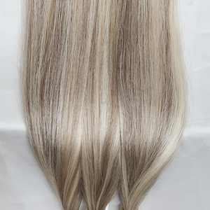 Cabello Virgen Vietnamita Humano con Trama en Color Rubio y Piano |   Sin desprendimiento, calidad duradera |   Costuras Resistentes y Seguras - Product Image 4