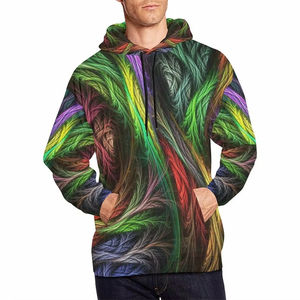 Sudaderas con Capucha Extra Grandes para Hombre, 100% Algodón, Estilo Urbano, con Forro Polar, Logotipo Personalizado, Ecológicas y Resistentes al Viento - Product Image 3