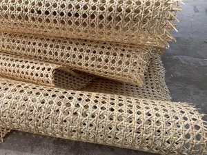 สายรัดหวายสานธรรมชาติ60ซม. 1/2ตาข่ายสานอ้อยแบบเปิดม้วนหวายจากเวียดนาม - Product Image 3