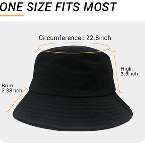 Sombreros de cubo personalizados para exteriores con logotipo estampado bordado verano protección solar Streetwear moda OEM ODM fabricante - Product Image 5