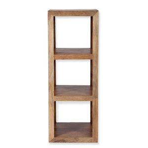 Dark Brown Mango and Acacia Wood Storage Organizer Display <b>Shelf</b> <b>Rack</b> Adjustable Wood Desktop Bookshelf - Product Image 2
