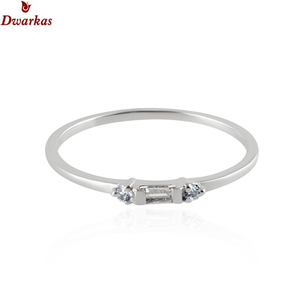 แหวนหินหลายชั้นสำหรับเป็นของขวัญงานแต่งงานแหวนเงินแท้925โรสควอตซ์สีขาวโทแพซผู้ผลิตขายส่งจำนวนมาก - Product Image 6