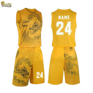 Ensemble de maillot de basket-ball personnalisé par sublimation, uniforme de basket-ball confortable à séchage rapide - Product Image 5