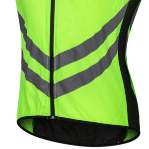 Gilet de sécurité en polyester haute visibilité, logo personnalisable, respirant, imperméable, classe 2, réfléchissant, LED clignotante pour les activités de plein air - Product Image 3