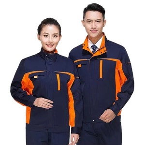 Vêtements de travail ensemble manches complètes vêtements de travail costume pour hommes vêtements de travail de sécurité uniforme d'approvisionnement d'usine - Product Image 3