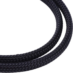 블랙 슬리브 꼰 팬 분배기 케이블 Y 분배기 컴퓨터 PC 팬 용 1 ~ 2 변환기 전자 전원 케이블 - Product Image 6