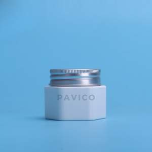 Venta al por mayor 30ml PP forma hexagonal plástico vacío cosmético cuidado de la piel contenedor Vietnam fabricado crema facial tarro tapa tarros de plástico - Product Image 1