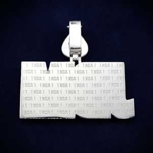 JBM Colgante y Amuleto de Oro Sólido de 14K con Moissanita VVS y Nombre Personalizado para Hombre, con Personalización Única para Uso Diario - Product Image 3