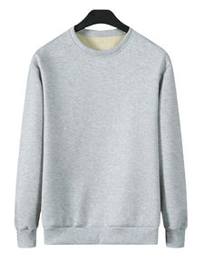 Sudaderas Personalizadas de Alta Calidad para Hombre, Color Sólido, 100% Algodón de Cordero, Felpa, Casuales, Lisas, con Tela Suave para Invierno - Product Image 3