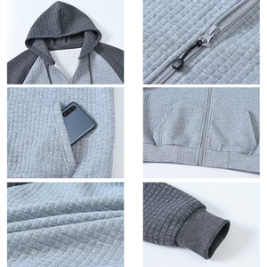 <b>Hoodie</b> Manufacturers Oversized <b>Hoodie</b> for Man Heavyweight Basics Cotton Blended Fleece Streetwear Puff Print Full <b>Zip</b> <b>up</b> Hoodies - Product Image 3