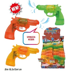 Bonbons de marque 3X16 Gr. Pistolet à eau modèle 0603424 pour enfants et adultes, activité de plein air amusante, fabriqué en Italie par Rossini's SRL - Product Image 1