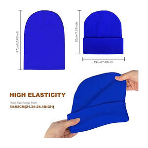 Fashion <b>Streetwear</b> <b>Beanies</b> Trendy Y2K Knit Hats Custom Logo Embroidery Wholesale <b>Beanie</b> Caps - Product Image 6