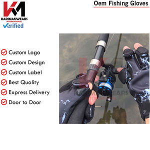 Gants de pêche légers et respirants à prix d'usine, antidérapants, avec fermeture auto-agrippante, pour usage unisexe en eau douce et eau salée - Product Image 2