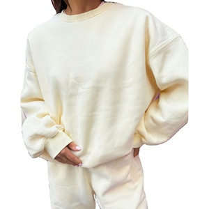 Sudadera con Capucha Informal de Punto Sólido de Invierno con Logotipo Personalizado OEM, Bordado Frontal, Ecológica, de Spandex/Algodón, para Mujer - Product Image 2