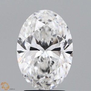 IGI Oval Cut Lab Grown Diamond 3,04 CT Suelto para anillo F Color VS1 Clarity Lab Diamond Ecológico Diamante Suelto para ella - Product Image 1