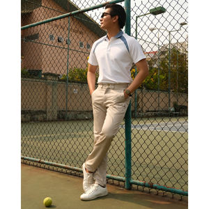 Polos suaves y transpirables para mujer, uniformes de trabajo tejidos exquisitos, camiseta Polo para hombre, ropa informal al por mayor - Product Image 1