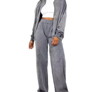 Pantalones lavados ácidos de calidad superior hechos en Pakistán para mujer, pantalones lavados con ácido para mujer más vendidos - Product Image 1