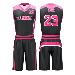 Conjuntos de uniformes de baloncesto deportivos hechos de tela transpirable y cómoda Fabricante profesional Uniformes de baloncesto de tamaño personalizado - Product Image 1