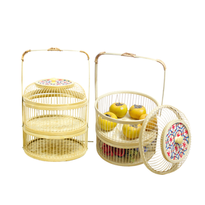 สินค้ายอดนิยมความงามงานฝีมือ: ตะกร้าไม้ไผ่ช่วยเพิ่มการตกแต่งภายในแบบยุโรปด้วยคุณภาพสูงได้อย่างไร - Product Image 1