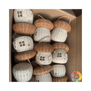 ลูกบอลหวายสำหรับตกแต่งคริสต์มาสลูกบอลขนสำหรับฟุตบอลตกแต่งปีใหม่ - Product Image 6