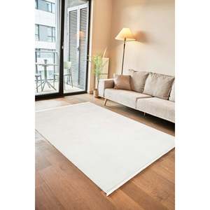 Alfombra Moderna Beige Netline CN010, 100% Acrílica, No Desprende Pelusa, Fácil de Limpiar, Duradera para Dormitorio, Estudio, Niños - Home Depot - Product Image 5