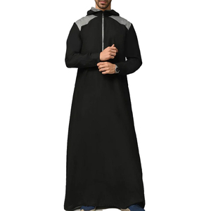 Ropa musulmana estilo árabe desgaste hombres Thobe Jubba para venta en línea nuevo diseño última moda hombres Jubba Thobe túnica árabe - Product Image 1