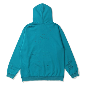 2025 Sudadera con capucha personalizada de gran tamaño French Terry Hood 2025 Hombres diseñan su propio diseño Sudadera con capucha desgastada de buena calidad para Unisex - Product Image 2