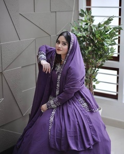 Nuevo Diseño 2023, Traje Salwar Kameez Estilo Indio Pakistaní, Venta al por Mayor, Étnico, Georgette Sintético Pesado, Bordado de 5mm, para Fiesta - Product Image 2