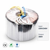 Transformador Médico Toroidal Personalizado de 230V/240V con Salida de 380V, Transformador de Potencia de Audio de Aislamiento de Alta Eficiencia con Certificación CE RoHS