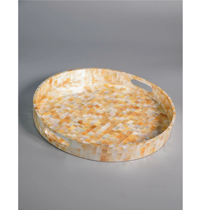 Bandeja de mopa de nácar de aspecto sencillo y elegante de 2024, suministros para restaurante y Hotel, bandejas para servir - Product Image 6