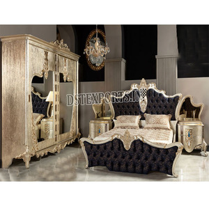 Ravishing Hand Carved Bedroom <b>Set</b> for European Home Luxurious Hand Carved Bedroom Furniture Ravishing Hand Carved Bedroom <b>Set</b> - Product Image 1