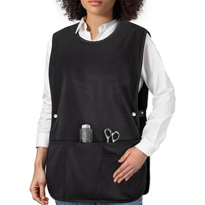 เสื้อกั๊กช่างตัดผมแบบใช้ซ้ำได้ เป็นมิตรกับสิ่งแวดล้อม เนื้อผ้านุ่ม สวมใส่สบาย ผลิตในประเทศปากีสถาน - Product Image 2