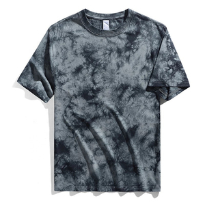 Camisetas teñidas con lazo de colores personalizados de alta calidad, camisetas de verano informales de secado rápido para exteriores, camisetas transpirables con cuello redondo y tinte de corbata - Product Image 6