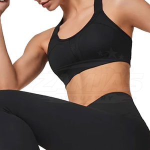Conjunto Deportivo de 3 Piezas para Mujer, Transpirable y de Calidad Premium: Bra Deportivo, Leggings y Chaqueta con Cintura Elástica para Yoga y Fitness - Product Image 6
