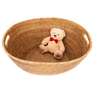 <b>Large</b> oval rattan <b>basket</b> Handmade Storage <b>Basket</b> Wholesale eco-friendly Made in Viet Nam - Product Image 1