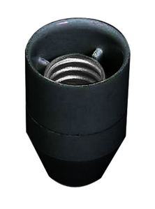 Portalampada conico nero E14 (F-Bright 1200247-N) (Confezione blister) - Product Image 1