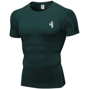 Camisetas de Compresión para Gimnasio con Logotipo Personalizado para Hombre, Manga Corta, Protección UV, Secado Rápido, Transpirables, 180g, Venta al Por Mayor para Adultos - Product Image 6