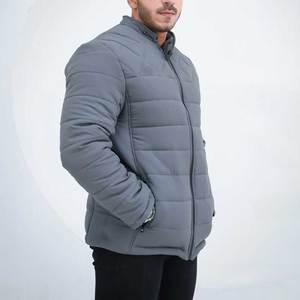 Vestes matelassées légères pour hommes personnalisées avec capuche, garnissage 90% duvet de canard, fermeture éclair, vêtements d'extérieur épais pour l'hiver - Product Image 6