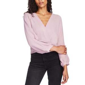 Women's Casual Pink Faux Wrap <b>Sweater</b> Breathable Soft <b>Cardigan</b> for Autumn <b>Long</b> Length Knitted Weave Front Logo Print Pattern - Product Image 1