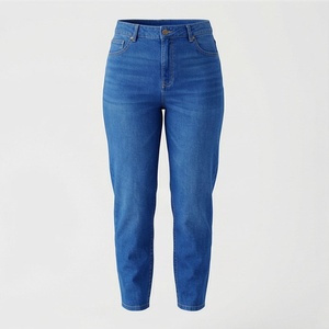 Pantalones Vaqueros de Cintura Alta para Mujer, Talla Grande, Elásticos, Ajustados, Estilo Cargo, Color Personalizado - Product Image 1