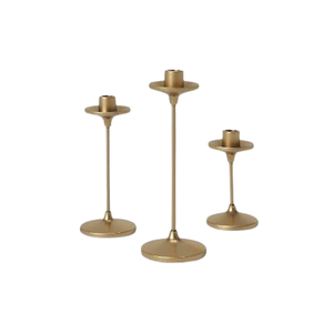 Nuevo Portavelas de Metal Dorado, Iluminación de Calidad para Bodas, Decoración de Sala de Estar, Otros Portavelas, Frascos para Velas - Product Image 1