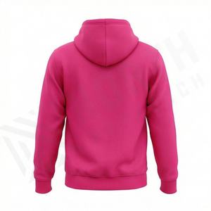 Sudadera con Capucha Oversize de Algodón Felpa Ecológica, Lisa, Teñida, Bordada, Personalizable con Estampado, Top de Algodón para Impresión Personalizada - Product Image 2