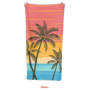 Serviettes de plage de luxe turques modernes tropicales 100 % coton à séchage rapide de haute qualité, design personnalisé, vente en gros OEM, best-seller - Product Image 3