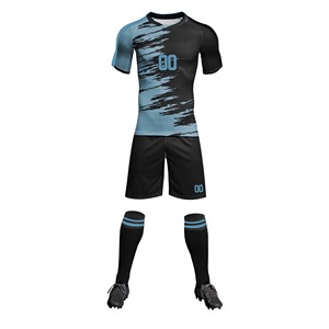 Camiseta de fútbol para hombre personalizada de alta demanda, uniforme de entrenamiento de manga corta, conjunto de Bajo MOQ, precio al por mayor - Product Image 1