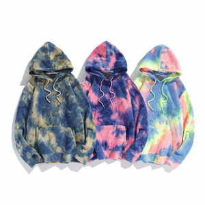 Sudadera con Capucha de Invierno, Casual, Holgada, para Hombre y Mujer, de Alta Calidad, con Logotipo Personalizado, Impresión Digital, Tie-dye, de Algodón y Felpa - Product Image 6