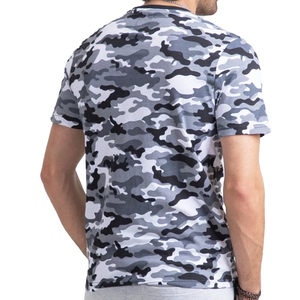 เสื้อยืดแขนสั้นออกกำลังกายสำหรับผู้ชายเสื้อยืดผลิตจากปากีสถานโลโก้ออกแบบได้ตามต้องการ - Product Image 3