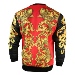 Pull-over d'hiver personnalisé pour homme, col rond, sublimé, respirant, tricoté, anti-boulochage, élégant et décontracté – Vente en gros - Product Image 2