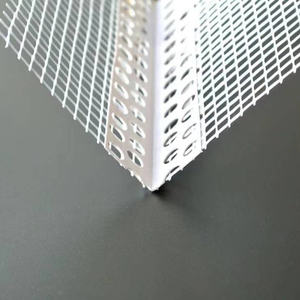 Cuenta de esquina de PVC <span class=keywords><strong>perforado</strong></span> flexible con cuenta de ángulo de malla de fibra de vidrio - Product Image 2